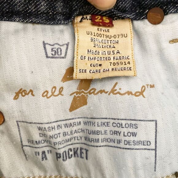 7 for All Mankind Pencil Denim Skirt - Picture 4 of 4